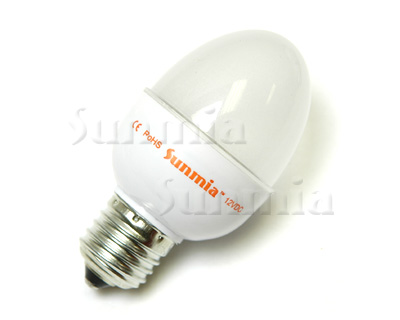 Sunmia 2.5W/4.5W, 12VDC, Frosted LED Bulb - Cone shape